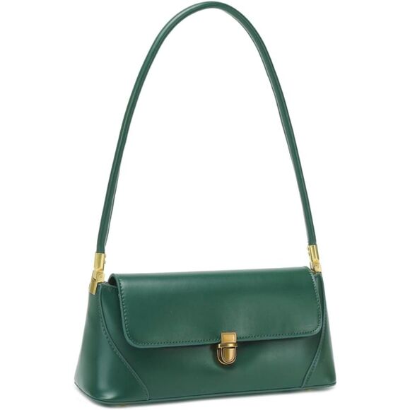 Women Green Imported Vintage Retro Classic Cute Hobo Tote Mini Clutch Bags - Picture 2 of 4